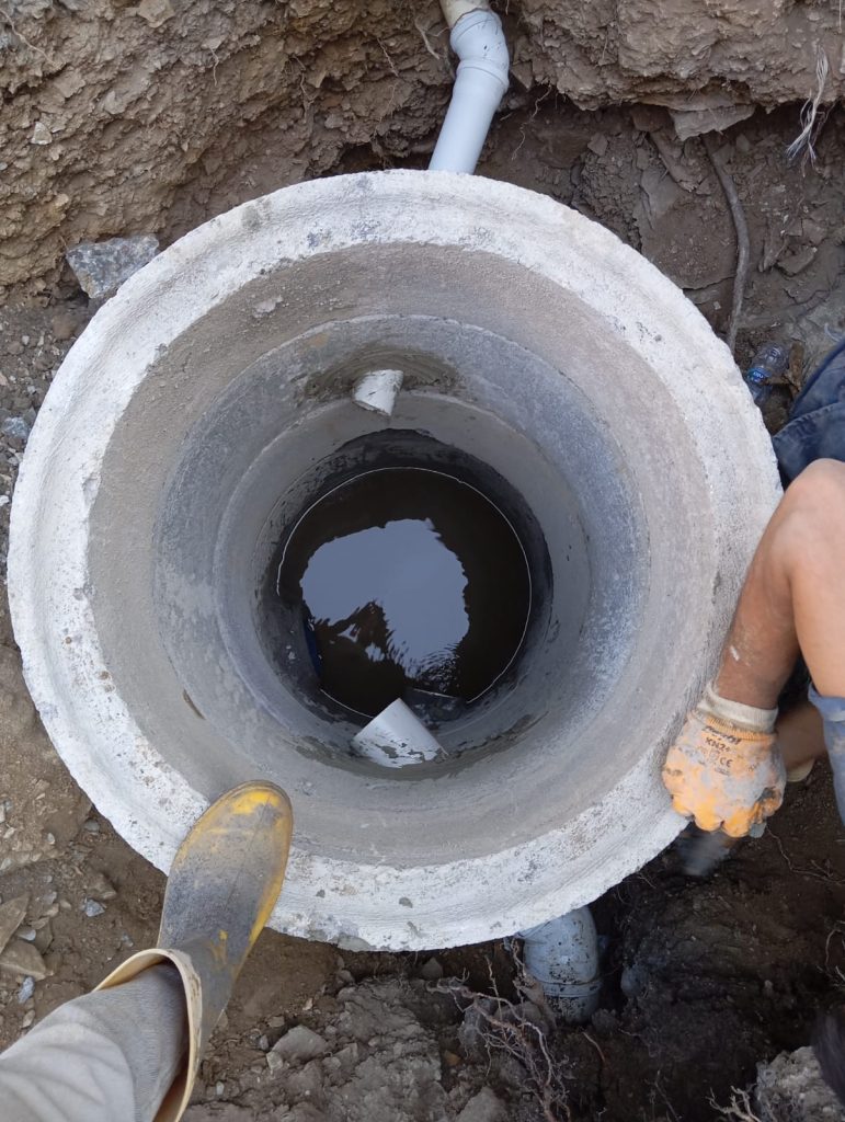 kanalizasyon logar açma çalışması