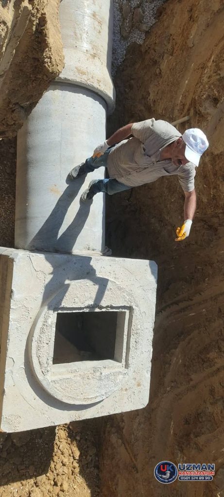 Kanalizasyon boru tamiri çalışması uzman ekip tarafından yapılır
