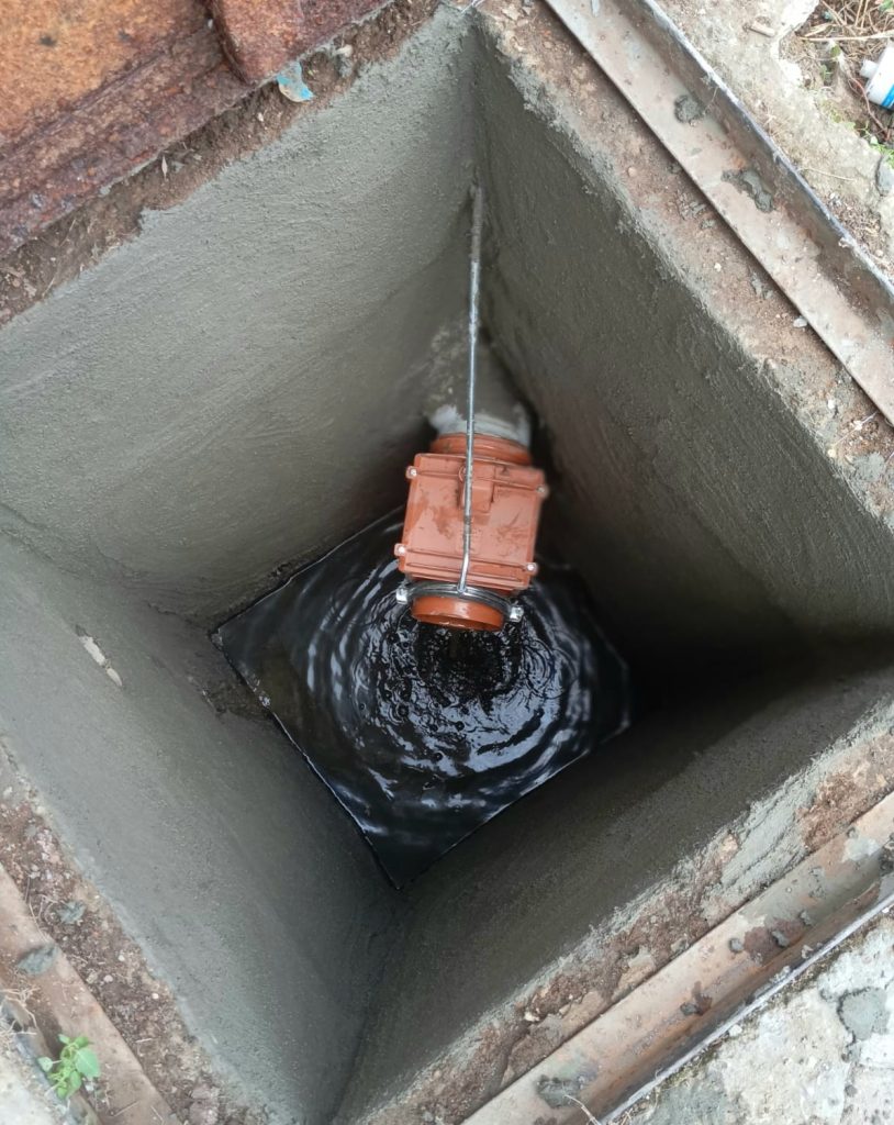 kanalizasyon logar çekvalf takma