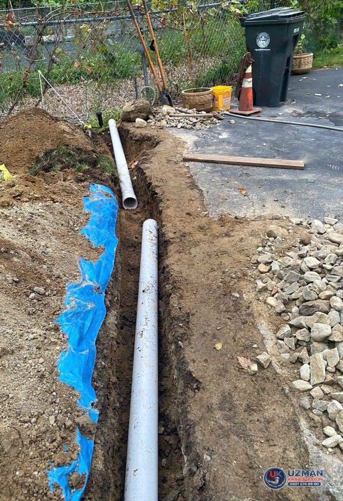 İstanbul pis su borusu döşeme çalışması bina altyapı tesisatı