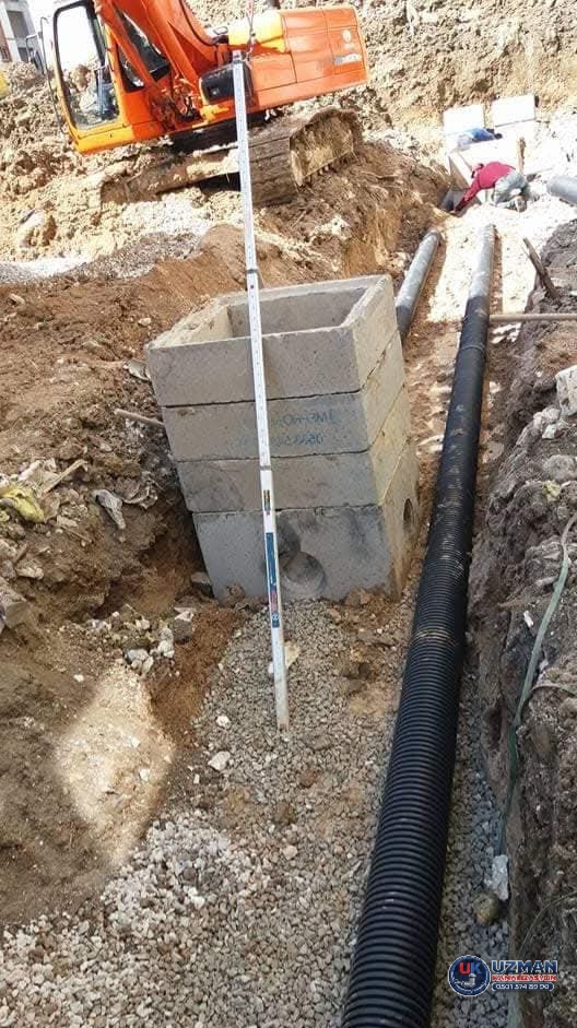 Maltepe kanalizasyon borusu döşeme altyapı çalışması