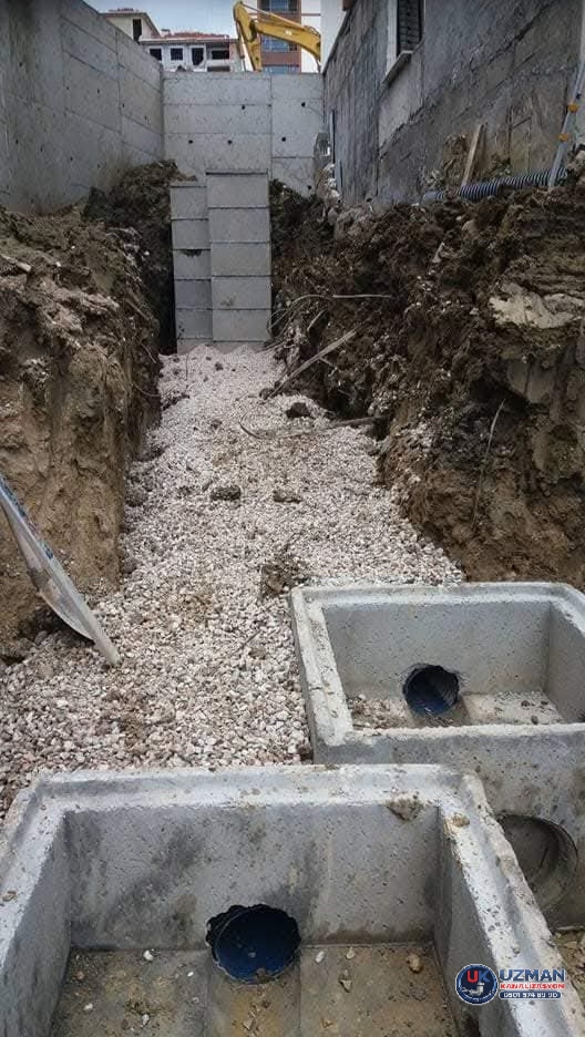 Maltepe kanalizasyon hattı kazı ve altyapı yenileme çalışması