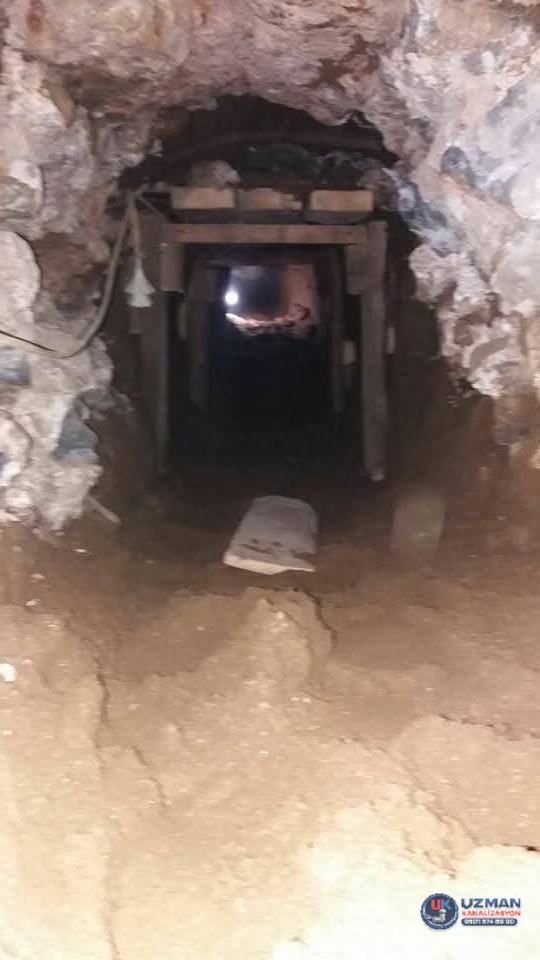 Maltepe kanalizasyon tüneli açma yer altı hat geçişi