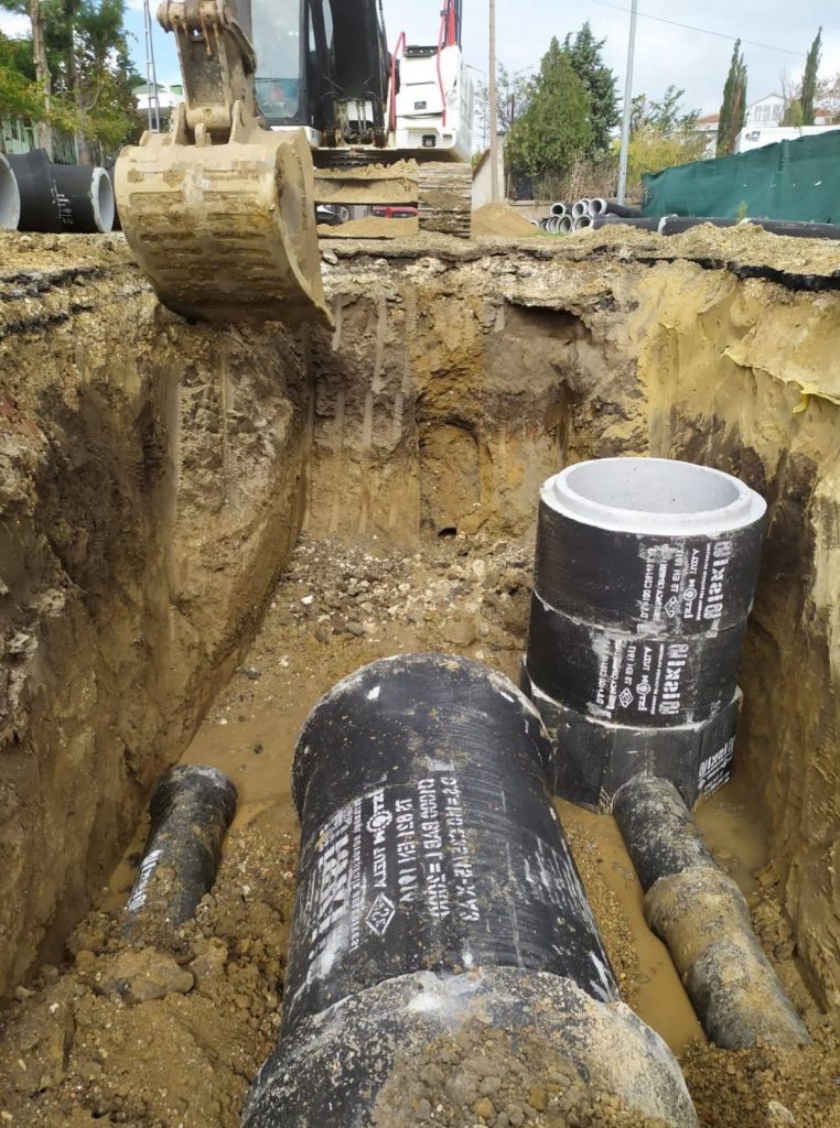 sarıyer logar bacası montajı ve kanal bağlantı çalışması
