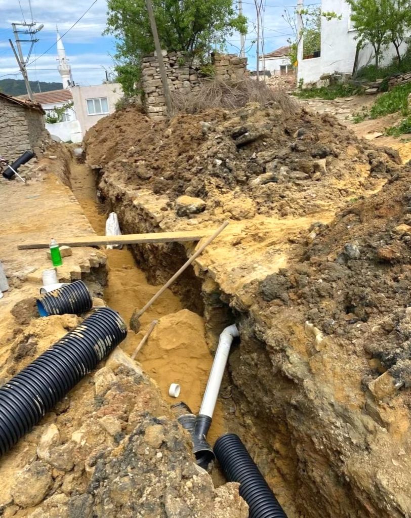 Şile altyapı kanalizasyon hattı yenileme çalışması