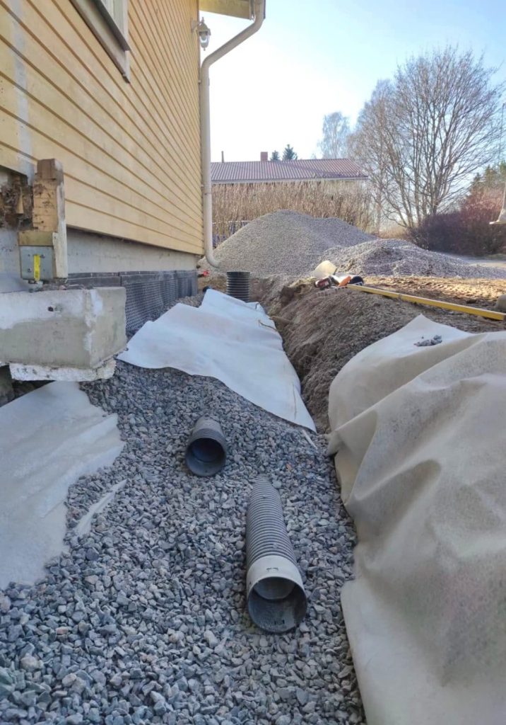 Şile drenaj yalıtım çalışması 