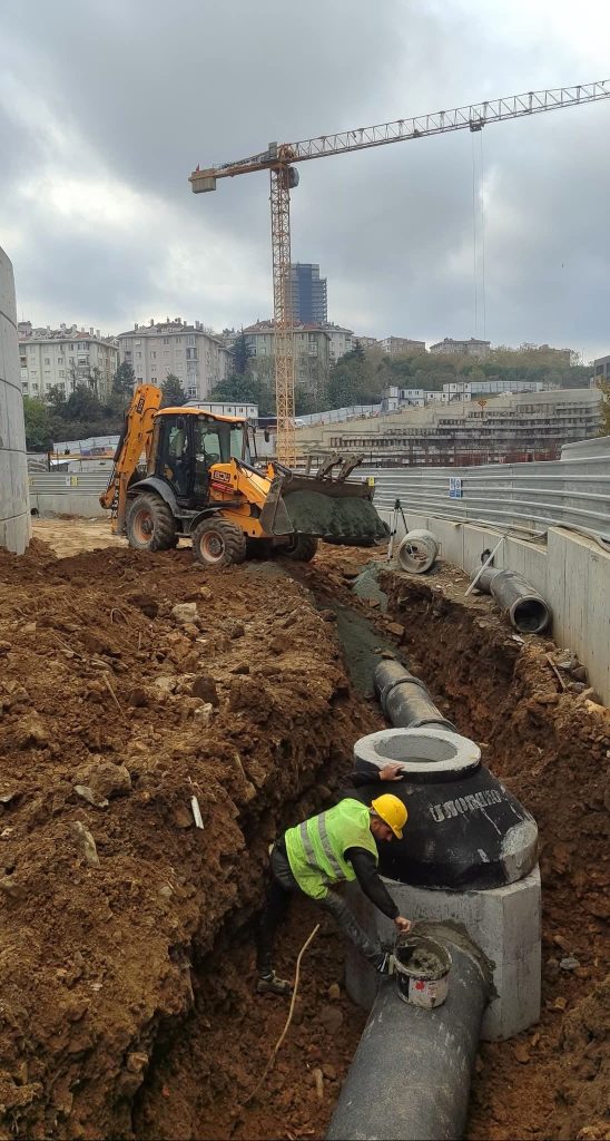 Şile kanalizasyon hattı  çalışması