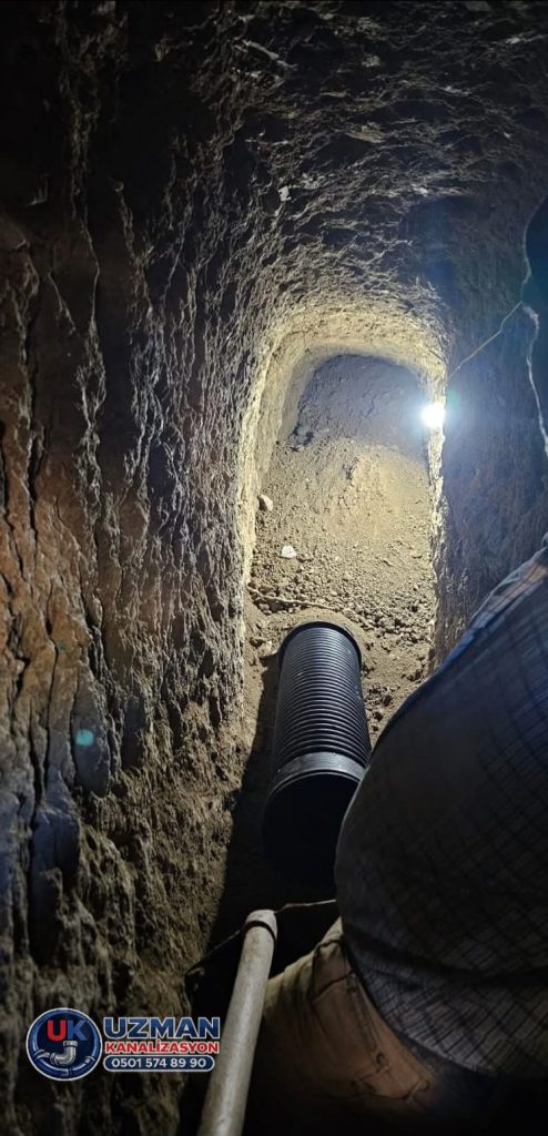 Ümraniye tünel kazma ve altyapı açma işlemi