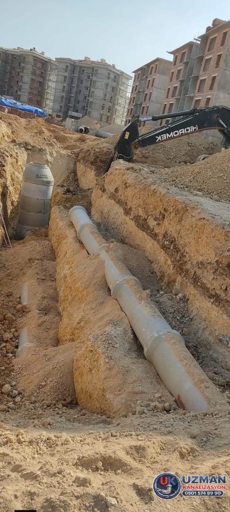 sanayi alanı kanalizasyon altyapı proje uygulaması