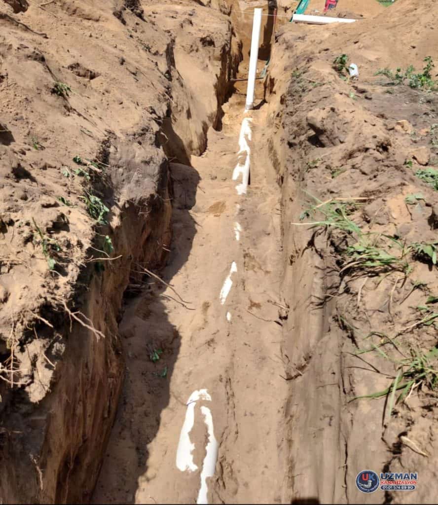 Kanalizasyon tamiri çalışması 