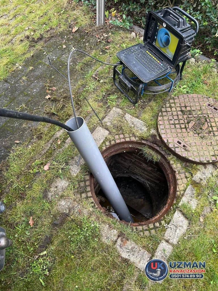 Kanalizasyon görüntüleme işlemi