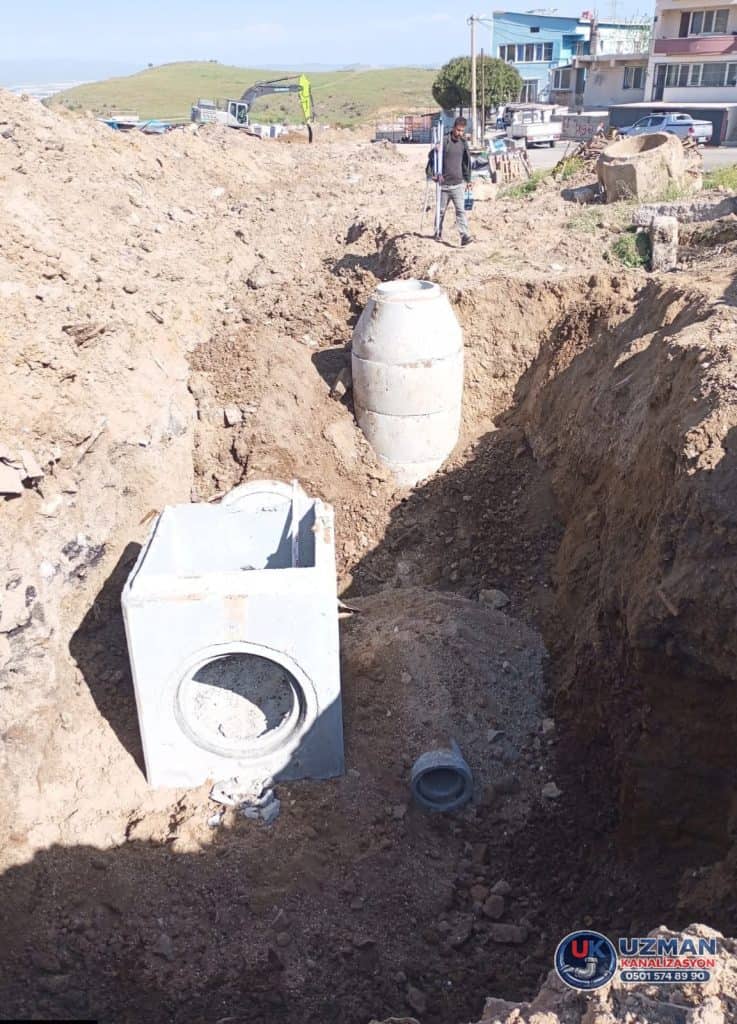 gaziosmanpaşa kanalizasyon logar ve altyapı kurulum çalışması