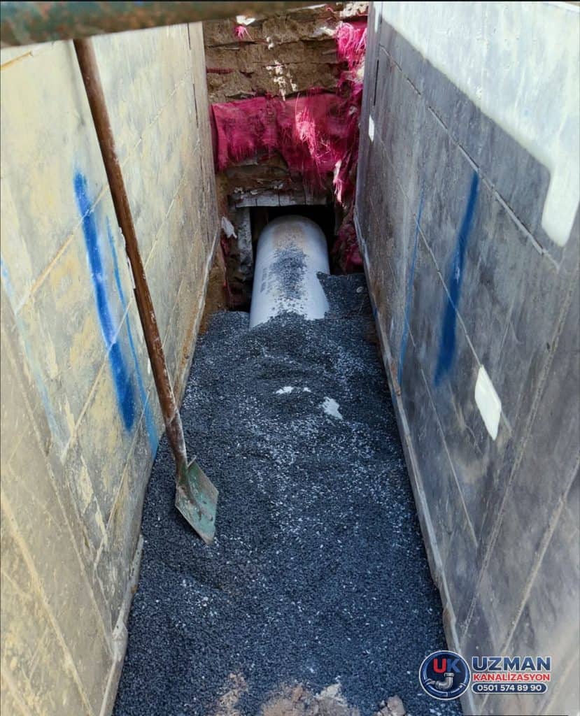 Güngören kanalizasyon hattı kazı ve altyapı yenileme çalışması