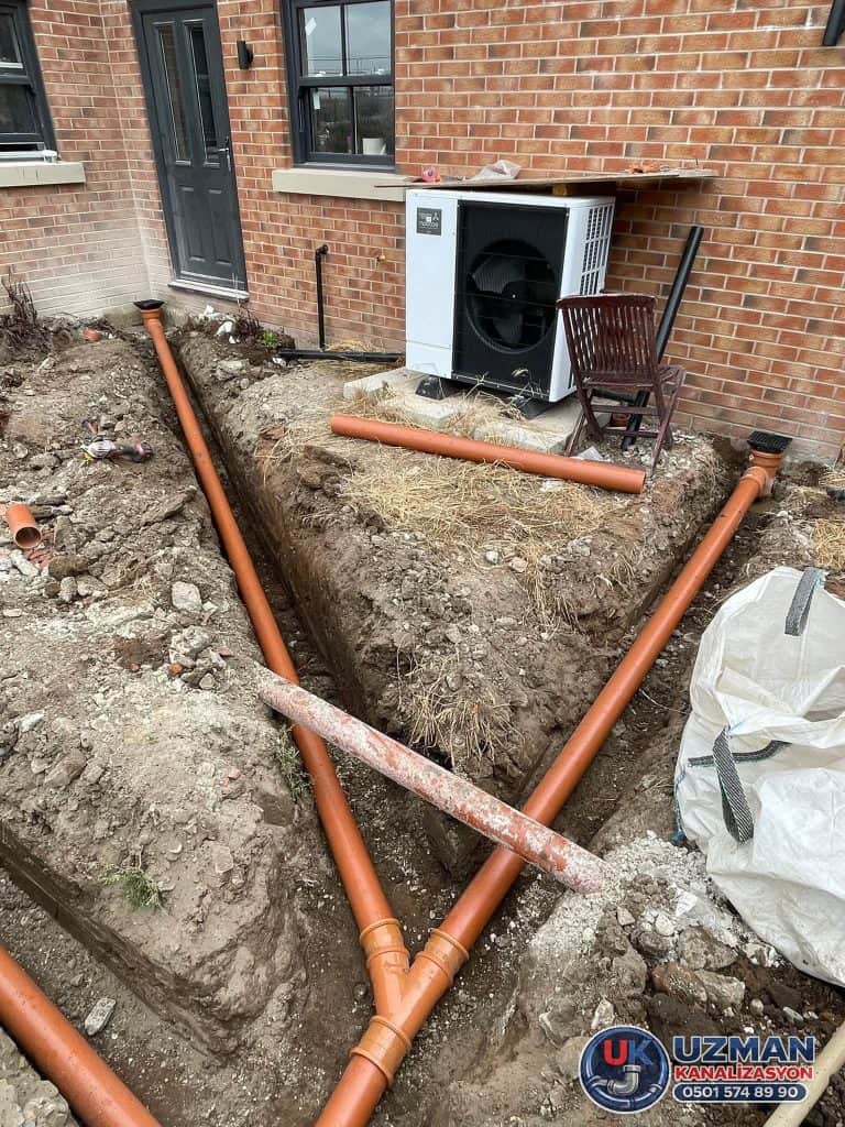 Kağıthane’de kanalizasyon boru döşeme ve altyapı çalışması