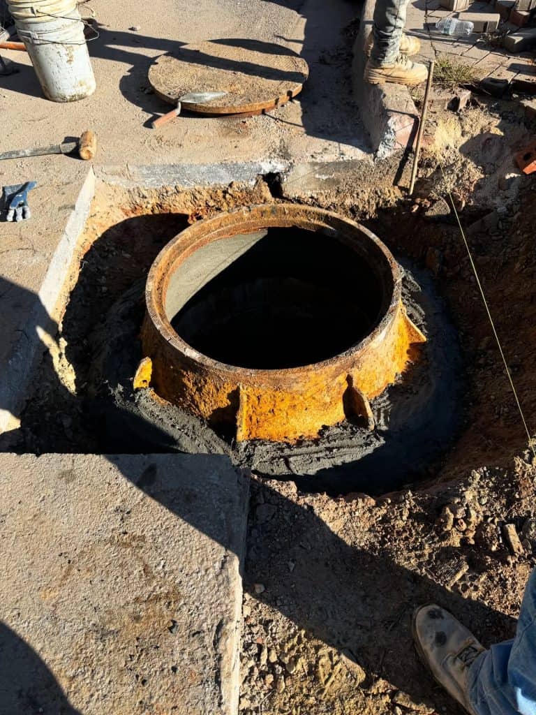 Logar montaj kazısı ve altyapı hazırlık çalışması