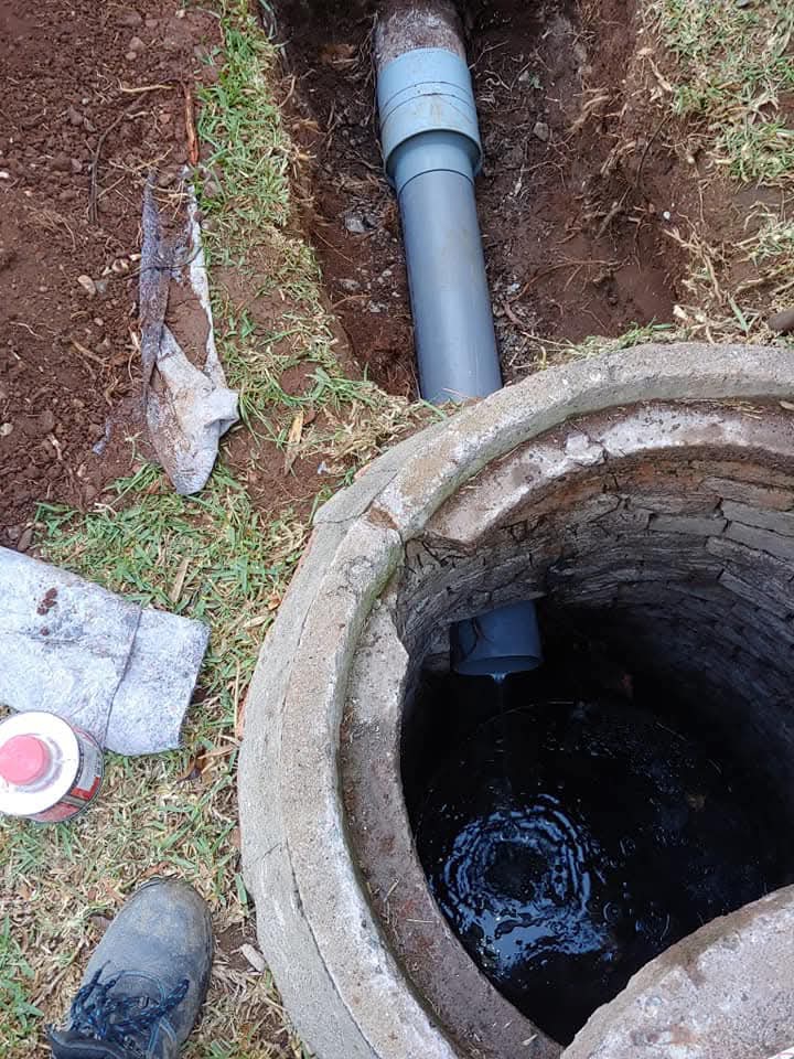 Logar bağlantısı kanalizasyon tamiri ve yeni gider hattı montajı